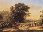 Landscape with Cephalus and Procris reunited by Diana Claude Lorrain